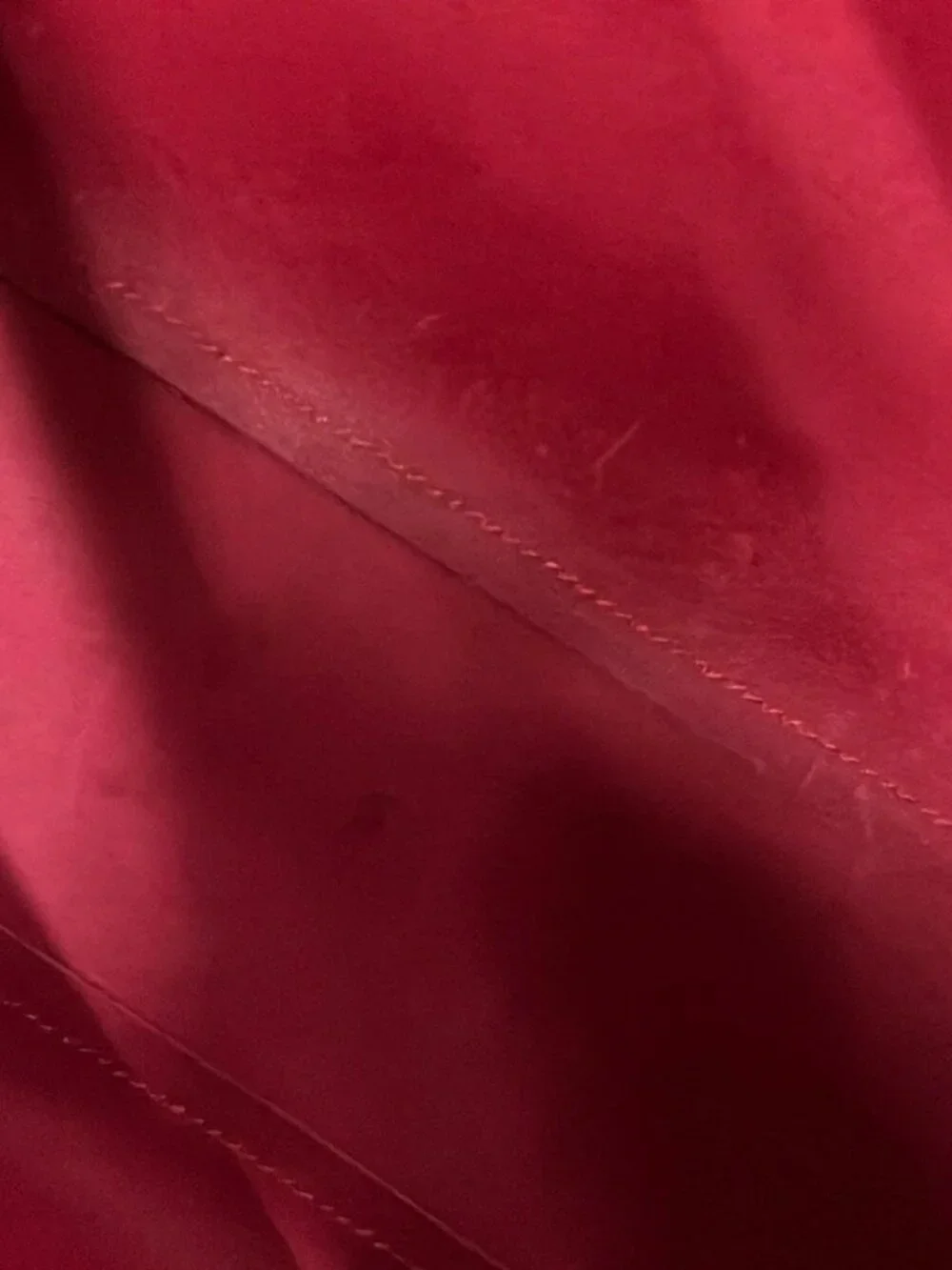 TORY BURCH Bordeaux Leather Shoulder Bag